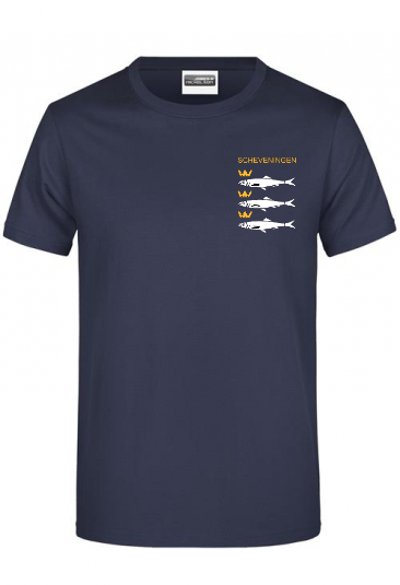 Scheveningen T‑shirt met borstlogo