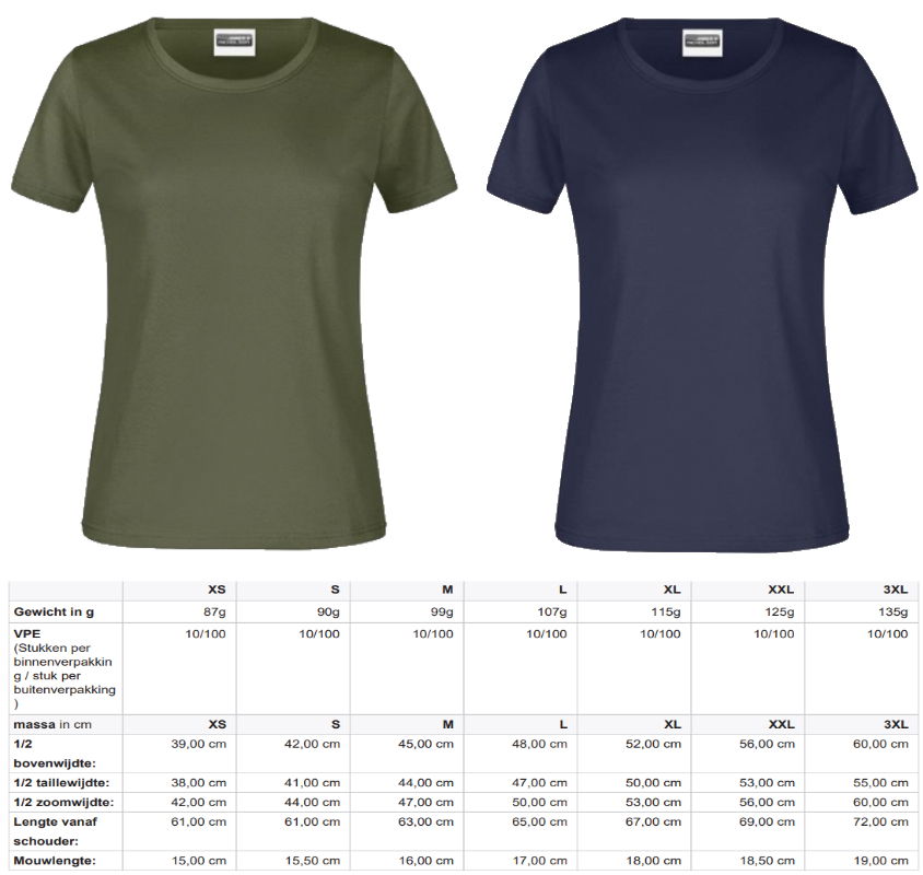Dames T-shirt JN746 Mix