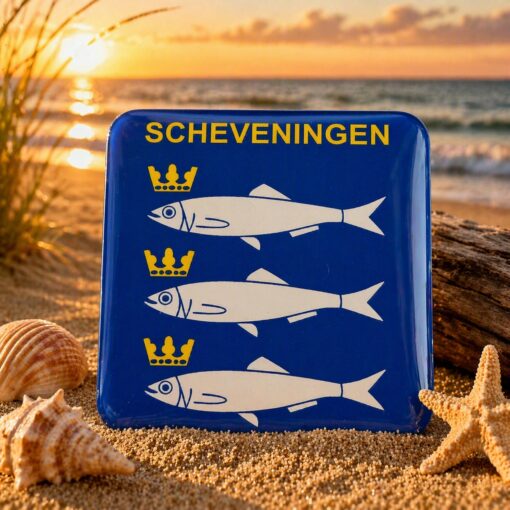 Koelkastmagneet Schevenings wapen