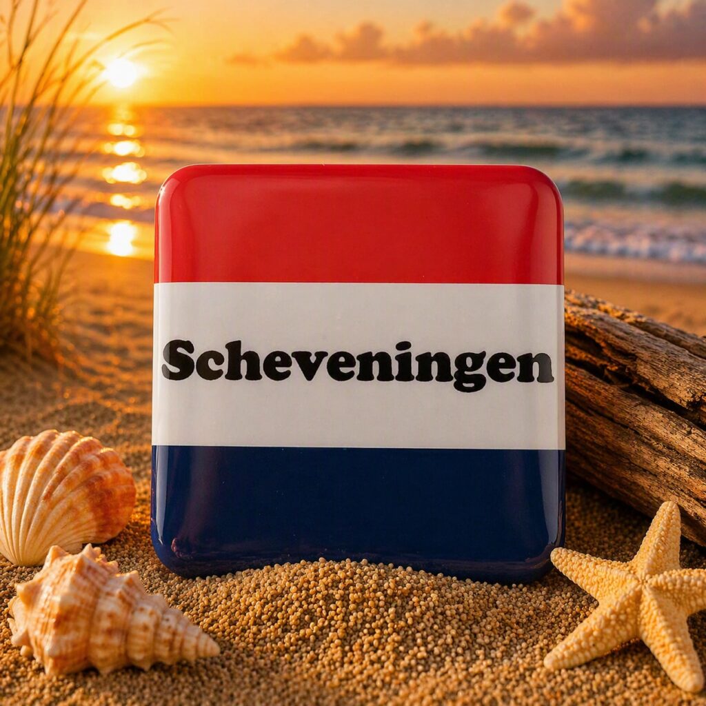 Koelkastmagneet Scheveningen Nederlandse Vlag