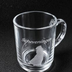 Scheveningen theeglas vrouw